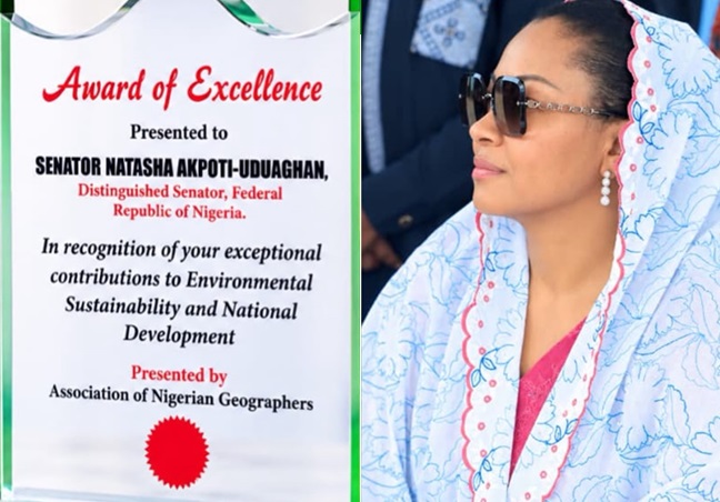 Nigerian Geographers Honour Senator Akpoti-Uduaghan for Environmental Sustainability, National Development