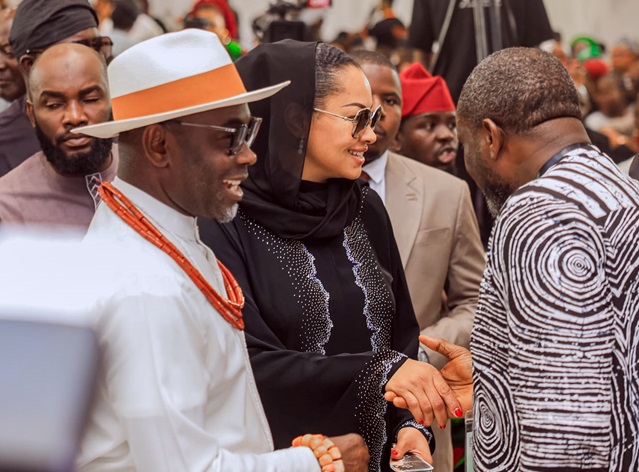 Senator Natasha, Husband Joins Nyesom Wike, PDP Leaders at Night of Tributes for Chief Dan Orbih